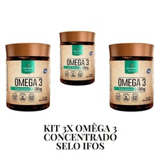 Kit 3X Ômega 3 Tg Ultra Concentrado 120 Cápsulas Nutrify Selo Ifos - Foto 2