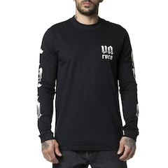 Camiseta Manga Longa Rvca Cousin Of Death Ls - Masculina - Foto 1