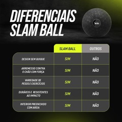 Slam Ball Power Grip Para Cross Funcional Bola Peso 1Kg - Foto 7