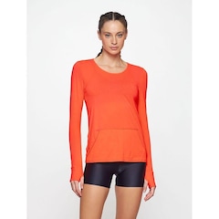 Camiseta Manga Longa Com Bolso Essentials - Bodyforsure - Feminina - Foto 1