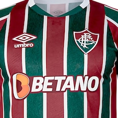 Camiseta Fluminense I 2024 Umbro Torcedor Oficial - Masculina - Foto 7