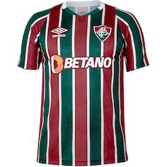 Camiseta Fluminense I 2024 Umbro Torcedor Oficial - Masculina - Foto 1