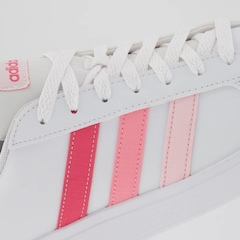 Tênis adidas Grand Court Base 2.0 Stripes Feminino - Foto 7