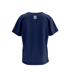 Camisa do Barcelona Stamina Listras Braziline - Infantil - Foto 3