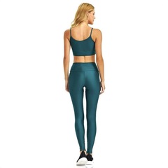 Calça Legging Caju Brasil Atlétika Recortes Clássica Galápagos - Feminina - Foto 4