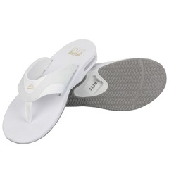 Chinelo Reef Mick Fanning All White - Masculino - Foto 3