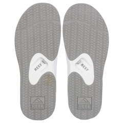 Chinelo Reef Mick Fanning All White - Masculino - Foto 4