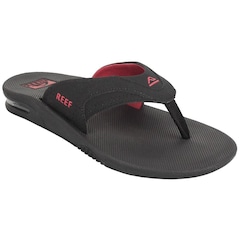 Chinelo Reef Mick Fanning Black Red - Masculino - Foto 2