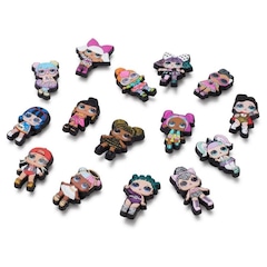 Kit Jibbitz Crocs L.O.L. Surprise Pack II com 5 Peças Sortidos - Foto 1