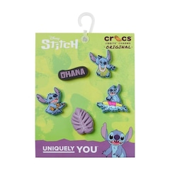 Kt Jibbitz Crocs Stitch Tropical Pack com 5 Peças - Foto 4