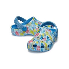Sandália Crocs Stitch Classic Clog T Oxygen - Unissex - Foto 3