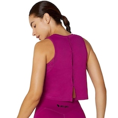 Camiseta Regata Alto Giro Croppes - Feminina - Foto 2