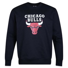Blusão De Moletom New Era Chicago Bulls Core - Masculino - Foto 1