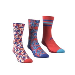 Kit Meias adidas X Farm com 3 Pares - Adulto - Foto 1