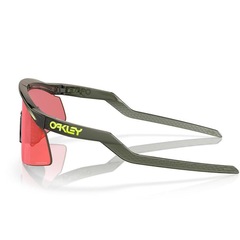 Óculos de Sol Unissex Oakley Hydra Olive Ink Prizm Trail Torch - Foto 3