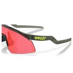 Óculos de Sol Unissex Oakley Hydra Olive Ink Prizm Trail Torch - Foto 5