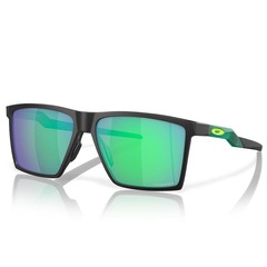 Óculos de Sol Unissex Oakley Futurity Satin Black Prizm Jade - Foto 1