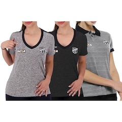 Kit Camisa do Ceará 2018 Topper - 3 Unidades - Feminino - Foto 1