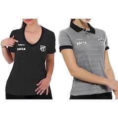 Kit Camisa do Ceará 2018 Topper - 2 Unidades - Feminino - Foto 1