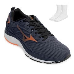 KIT TÊNIS MIZUNO SPACE 4 + MEIA - MASCULINO - Foto 1