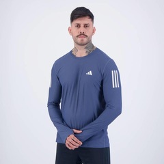 Camiseta adidas Manga Longa Own The Run Base - Masculina - Foto 3