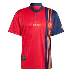 Camisa 1 da Espanha 1996 adidas - Masculina - Foto 1