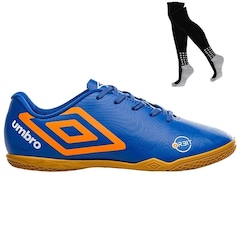 Kit Chuteira Futsal Umbro Orbit + Par de Meião - Adulto - Foto 1