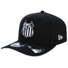 Boné New Era 9Fifty Stretch Snap Santos Futebol - Snapback - Masculino - Foto 1