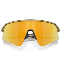 Óculos de Sol Unissex Oakley Sutro Lite Sweep Brass Tax Prizm 24K - Foto 7