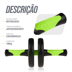 Roda Abdominal Para Exercícios Treino De Core Pista E Campo - Foto 4