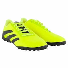 Chuteira Society Infantil adidas Predator Essentials 24.5 Artilheira - Foto 3