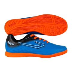 Chuteira Futsal Topper Forza III + Par de Meia - Adulto - Foto 8