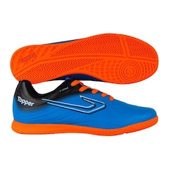 Chuteira Futsal Topper Forza Iii + Meião - Adulto - Foto 8