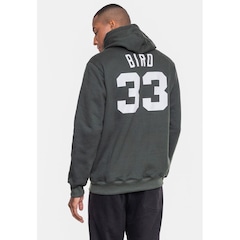 Blusão De Moletom Com Capuz Mitchell & Ness Boston Celtics Larry Bird Militar Galapagos - Masculino - Foto 2