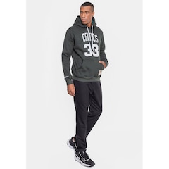 Blusão De Moletom Com Capuz Mitchell & Ness Boston Celtics Larry Bird Militar Galapagos - Masculino - Foto 5