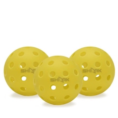 Kit Pickleball Shark com 2 Raquetes + 4 Bolas - Foto 6