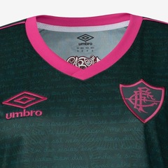 Camisa do Fluminense Of.3 2023 Torcedor Umbro - Feminina - Foto 4
