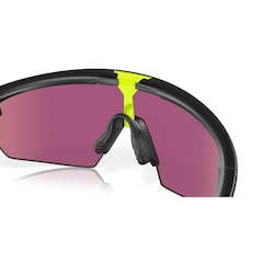 Óculos de Sol Oakley Sphaera Matte Black Ink Prizm Road Jade - Unissex - Foto 2