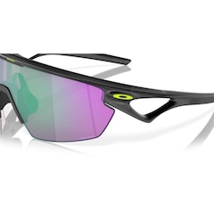 Óculos de Sol Oakley Sphaera Matte Black Ink Prizm Road Jade - Unissex - Foto 5