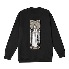 Blusão de Moletom sem Capuz Mcd Santa Vitral Wt24 - Masculino - Foto 2