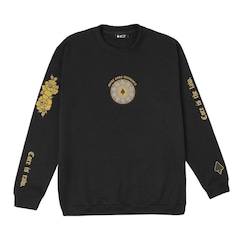 Blusão de Moletom sem Capuz Mcd Santa Vitral Wt24 - Masculino - Foto 1