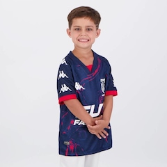 Camisa do Grêmio Prudente I 2024 11 Lukinha - Kappa - Infantil - Foto 4