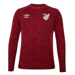Camisa Manga Longa do Athlético Paranaense Umbro Treino 2024 - Masculina - Foto 1