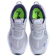 Tênis Fila Recovery Prata Marinho E Vermelho - Masculino - Foto 5