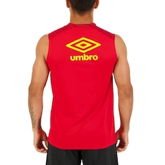 Camiseta Regata do Sport Aquecimento 2022 Umbro - Masculina - Foto 3