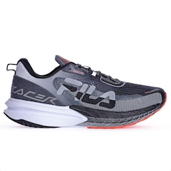 Tênis Fila Racer T2 S Grafite Preto E Coral - Masculino - Foto 1