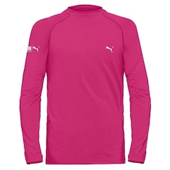 Camiseta Puma Manga Longa Proteção Solar Uv50+ - Infantil - Foto 1
