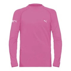 Camiseta Puma Manga Longa Proteção Solar Uv50+ - Infantil - Foto 1