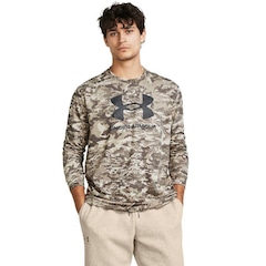 Camiseta Manga Longa Under Armour Abc Camo - Masculina - Foto 1