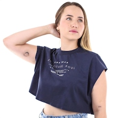 Blusa Cropped Colcci 00912 Azul Life - Feminina - Foto 3